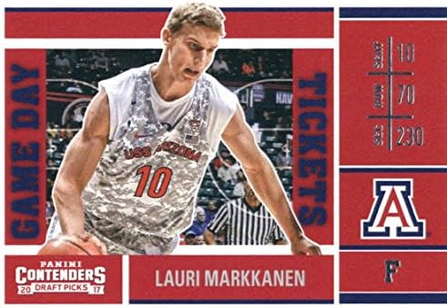 Basketball NBA 2017-18 Panini Contenders Draft Picks Game Day Tickets #6 Lauri Markkanen