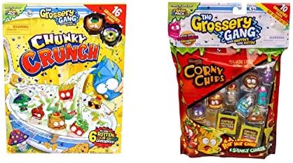 Grossery Gang Bundle Season 1 Chunky Crunch Box and Large Pack 26 Gross Figures total