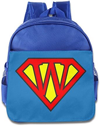 OAO Superhero Logo With Letter W Backpack For Kids