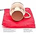 HardCraft Handcrafted and Hammered Finish Copper Moscow Mule Mugs with Jigger and Cocktail eBook, 16 oz. (Set of 2)