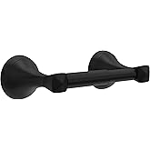 Delta Toilet Paper Holder | Spring Loaded | Matte Black | Wall Mount | EsatoBathroom Accessories