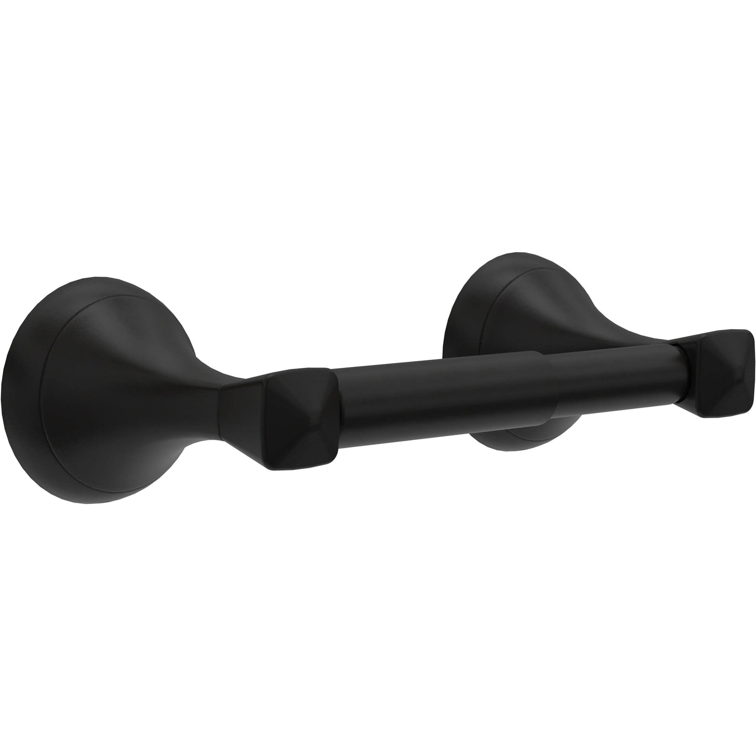 Delta ESA50-MB Esato Spring Loaded Toilet Paper Holder in Matte Black