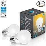 Triangle Bulbs T90020 (Pack of 2) G16 Decorative Globe Light Bulbs 300 Lumen 5-watt LED Light Bulb with E26 Base, Color 3000K, Dimmable, UL Listed, Energy star certified,