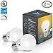 Triangle Bulbs T90020 (Pack of 2) G16 Decorative Globe Light Bulbs 300 Lumen 5-watt LED Light Bulb with E26 Base, Color 3000K, Dimmable, UL Listed, Energy star certified,