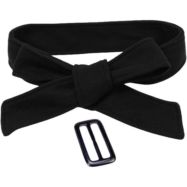 Amazon.com: Inzegao Soft Leather Tie Sash for Women Jacket 