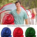 Swift-n-Snug Sleeping Bag Big and Tall Cold Weather 100% Polyester Bag for Boys Girls Men Women Kids & Adults Portable Lightweight Sack for Camping Hiking Travelling Backpacking Zippers