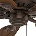 Casablanca 55001 Ainsworth 60-Inch 5-Blade Ceiling Fan, Brushed Cocoa with Dark Walnut/Distressed Walnut Blades