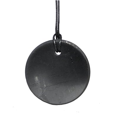 Karelia Shungite Pendant. EMF Protection Stone. Genuine Shungite and Highest Quality Guarantee