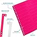 100 WristCo Neon Pink Plastic Wristbands for Events – Extended Wear, Secure Snap Prevents Reuse – Premium-Grade Bracelets