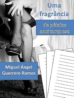 Livro Uma fragrância de pétalas azul turquesa