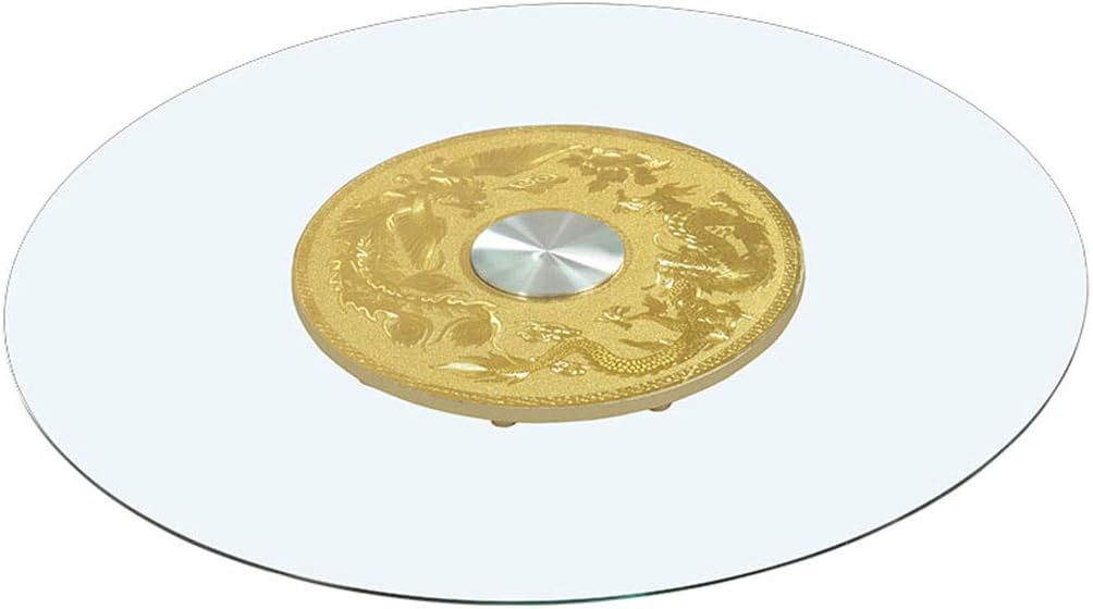 HeavyDuty Tempered Glass Lazy Susan, Round Turntable Countertop