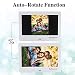 Polarpra Electronic Picture Frames,7 Inch Digital Picture Frame Slideshow HD LCD Screen,720P/1080P Video Photo Display,Music,Auto Rotate,Calendar,Alarm&Clock,SD Card&USB Port with Remote Control-Whitethumb 2