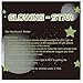 Glowing in the Dark Stars Wall Stickers - Glowing Reusable Ceiling Decors of 220 Stars and 1 Moon Set for Kids Bedding Rooms or Birthday Party