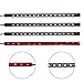 GD-Lighting 4pcs Multi-Color 7 Color LED Interior Underdash Lighting Kit, With Sound Active Function and Wireless Remote Control