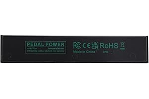Dpofirs Compact Guitar Effect Pedal Power Supply Multifunctional 8 Isolated Outputs 9V Lightweight Pedalboard Power Supply fo