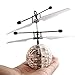 ZOHULU RC Flying Ball, Kids Toys RC Infrared Induction Drone Flying Toys Ball Hand Suspension Helicopter Built-in Shining LED Lighting Colorful Flying Mini Toy Balls for Kids, Teenagers and Adults Gif