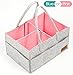 Diaper Caddy, Nursery Storage Bin & Tote Bag for Car Travel and Portable Organizer for Girls & Boys for Changing Table, Great Registry Shower Gift by In Real Life
