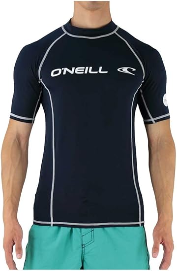Amazon Co Jp オニール O Neill メンズ ラッシュガード 半袖かぶり ワンポイントロゴ 無地 Nvy ネイビー Xl 服 ファッション小物