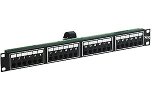 ICC Voice 6P2C Patch Panel with Female Telco in 24 Ports and 1 RMS