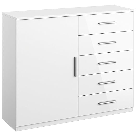 Rauch Humo Nevera - Cómoda Celle de 1 TRG, Color Blanco/Color ...