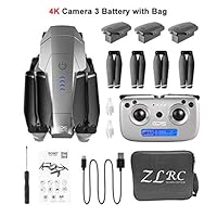 redcolourful for Kids SG907 GPS Drone with 4K 1080P HD Dual Camera 5G WiFi RC Quadcopter Optical Flow Positioning Foldable Mini Drone VS E520S E58 Storage Bag 4K Three-Battery