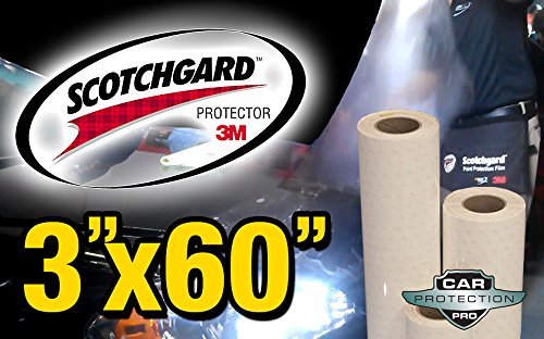 3M Scotchgard Bra Paint Protection Bulk Film Roll 3"-by-60"-inches