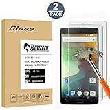 (2 Pack) OnePlus 2 Two Screen Protector Guard, Anti-Scratch [2 Pack] Ultra Clear 9H Premium Tempered Glass 0.26mm HD Screen Protector Film for One Plus 2 Two