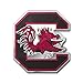 FANMATS 60556 South Carolina Gamecocks Heavy Duty Aluminum Embossed Color Emblem, Auto Emblem Decal