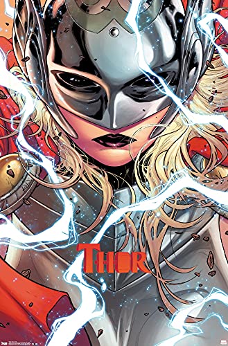 Trends International Marvel Comics Thor - Jane Wall Poster, 19L x 13W, Premium…