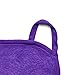 Miracle FACE ERASE Makeup Remover Cloth 2-Pack – Reusable Microfiber Face Cloths with 6 Hair Ties – Use With Water – Washable, Sensitive Skin Friendly Makeup Eraser (2 Count, Purple)