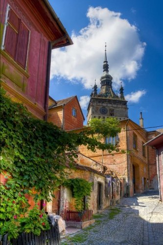 Sighisoara Romania Journal: 150 page lined notebook/diary
