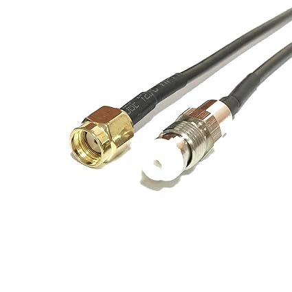 RP SMA Male Plug to FME Female Jack RF Coax Cable RG174 20cm 8inch