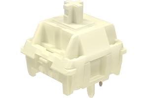 MELETRIX WS Arowana Yellow Mechanical Keyboard Switches, 35Pcs HMX Linear Switches Pre Lubed 5 Pins 32gf Key Switch for Mechanical Gaming Keyboard (Yellow)