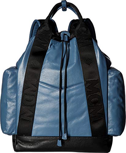 MCM Men's Stadt Backpack Medium Luft Blue One Size