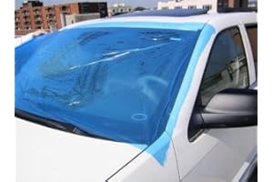 American Floor Mats Auto Wrap Adhesive Film - 18" x 200' 2 Rolls - Made in U.S.A. Crash Wrapfilm - Easy to Apply, Strong, Durable and Puncture Resistant - Blue