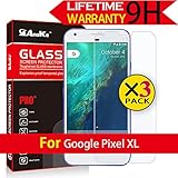 Google Pixel XL Screen Protector,[3 Pack] AnoKe [Tempered Glass Protector][Case Friendly][0.3mm 9H 2.5D] Clear Scratch Proof Anti-Fingerprint Film for Google Pixel XL Glass -3Pack