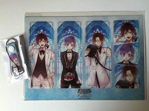 Rejet [DIABOLIK LOVERS] BLOODY BOUQUET lottery C Awards connecting strap ? D Award quadruple Clear Bookmark Set "reverse take-Kanat" BB lottery