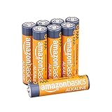 Amazon Basics 8-Pack AAA Alkaline Batteries, 1.5