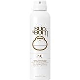 Sun Bum Mineral SPF 50 Sunscreen Body Spray - 6 oz | Broad Spectrum Moisturizing Sunscreen, for Sesnative Skin, Vitamin E, Hawaii 104 Act Compliant (no Octinoxate &amp; Oxybenzone)
