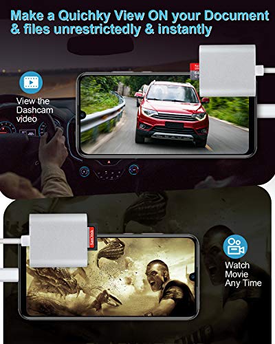image for USB C to SD/Micro SD Card Reader, avedio links 2-in-1 USB Type C Memor