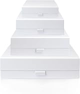 Thepaperbagstore White Extra Large Luxury Magnetic Gift Box 42x32x12cm view 6