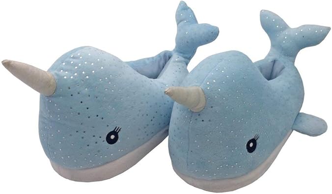 narwhal slippers