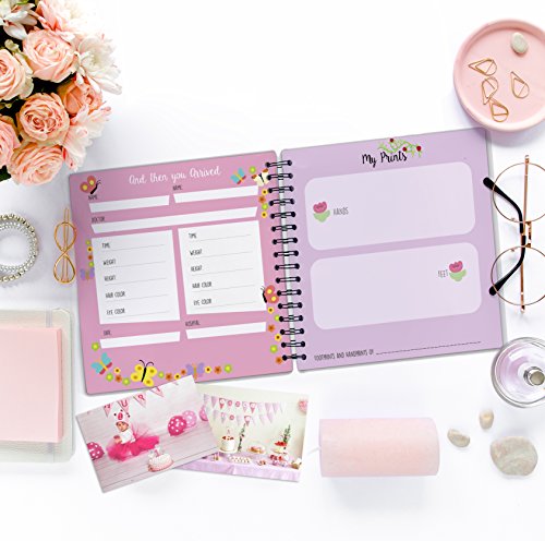 Baby Memory Book for Twins - The Only Baby Keepsake Journal for Documenting Your Twin's First Year - Great Gift That Includes Stickers, Family Tree, Holidays, Letters from Mom & Dad and Much More.