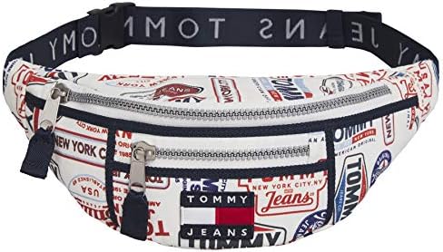 tommy jeans bum bag white