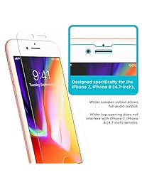 Tech Armor - Película transparente HD protectora de pantalla para Apple iPhone 7, iPhone 8 (4.7 pulgadas) [Paquete de 3]