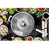 DALSTRONG Stir-Fry Wok - 12" (30,5 cm) - The Oberon Series - 4,5L - 3-Ply Aluminum Core Cookware - Silver - w/Lid & Pot Protector