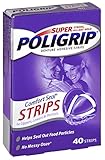 Super Poligrip Strips Size 40 Ct Poligrip Strong All Day Comfort Seal Denture Adhesive Strips