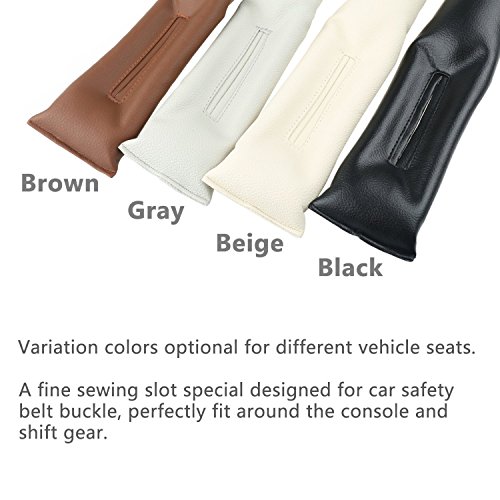 Car Vehicle Seat Hand Brake Gap Filler Pad Pu Leather Comes with Car