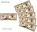 AvailableGame 50 Dollars Play Money for Games, Pranks, Monopoly Prop Paper Copy Money Double-Sided Printing 100 pcs Total $5,000 Educational Fifty Dollar Bills Copy Money Stack for Kids