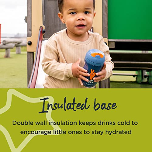 Tommee Tippee Insulated Sippee Cup, Water Bottle for Toddlers, SpillProof, BPA Free, Colorful